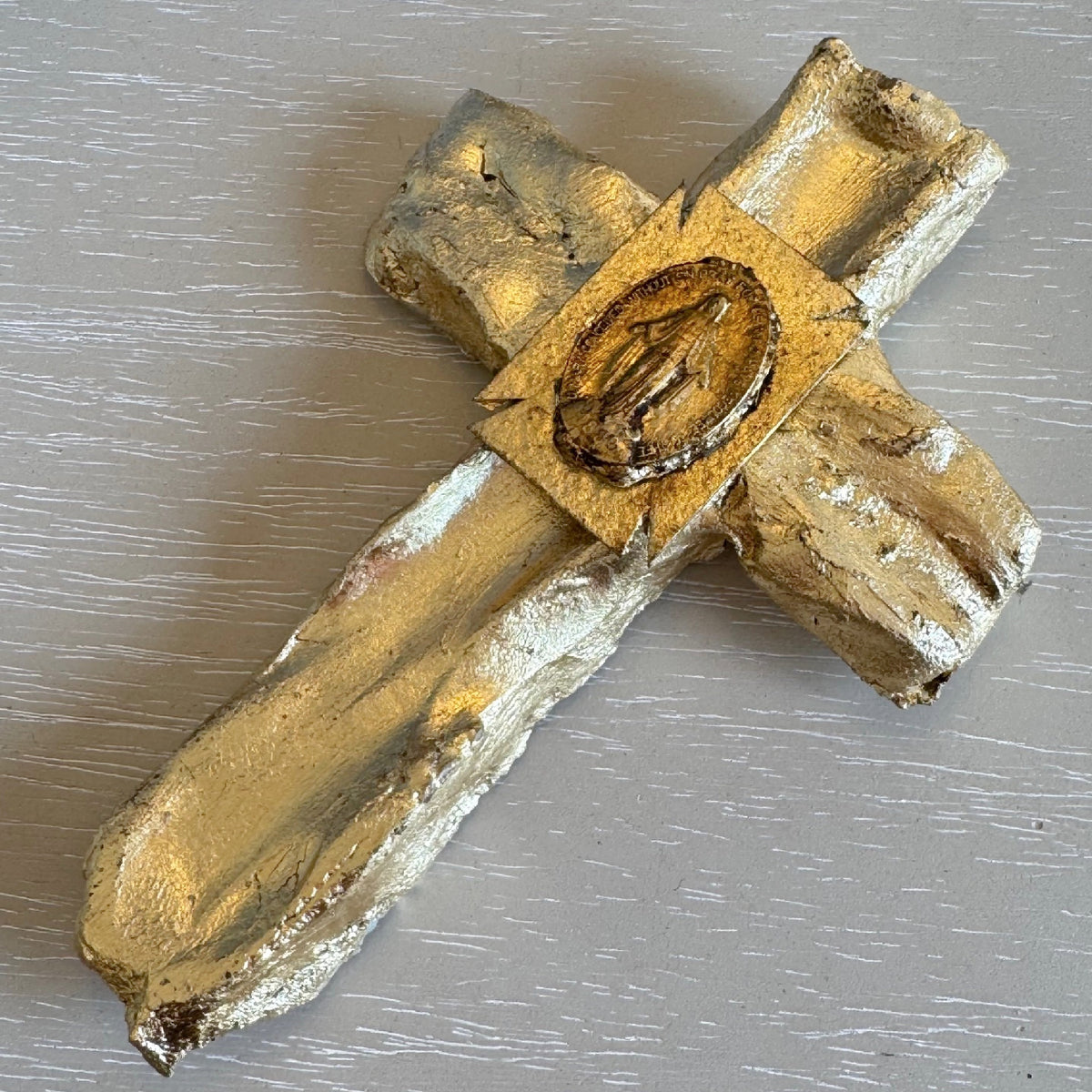 Mary's Gilded Cross of Grace