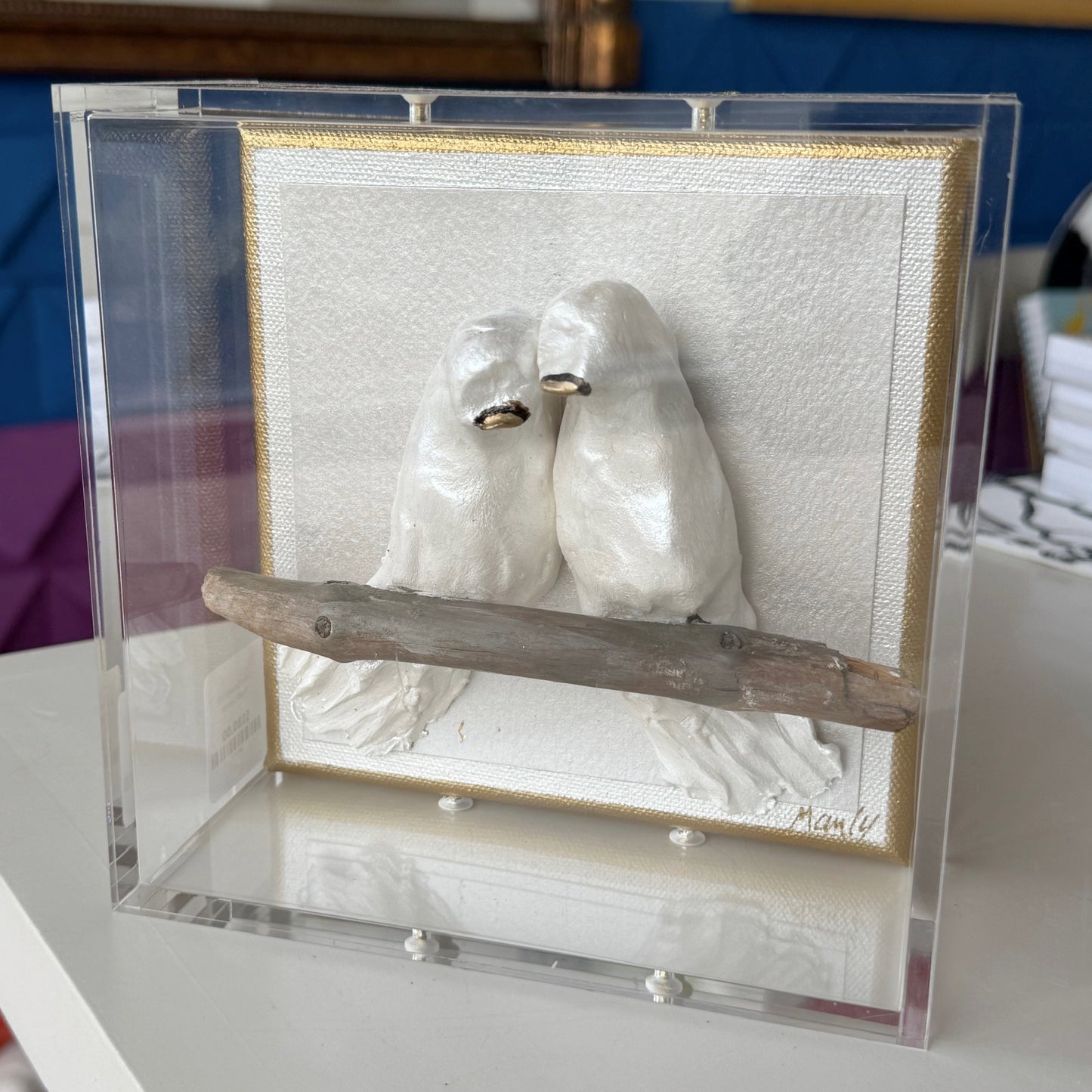 Doves 6x6 Shadowbox
