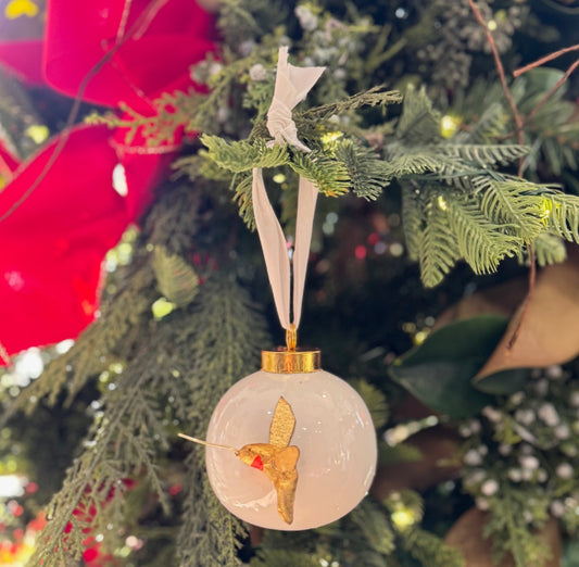 Red Throat Hummingbird Ornament