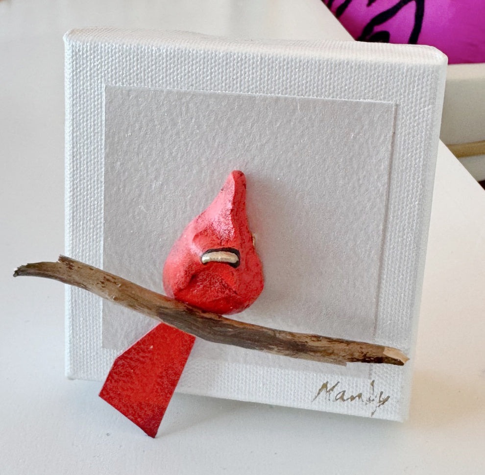 Redbird Cardinal 4x4 Canvas