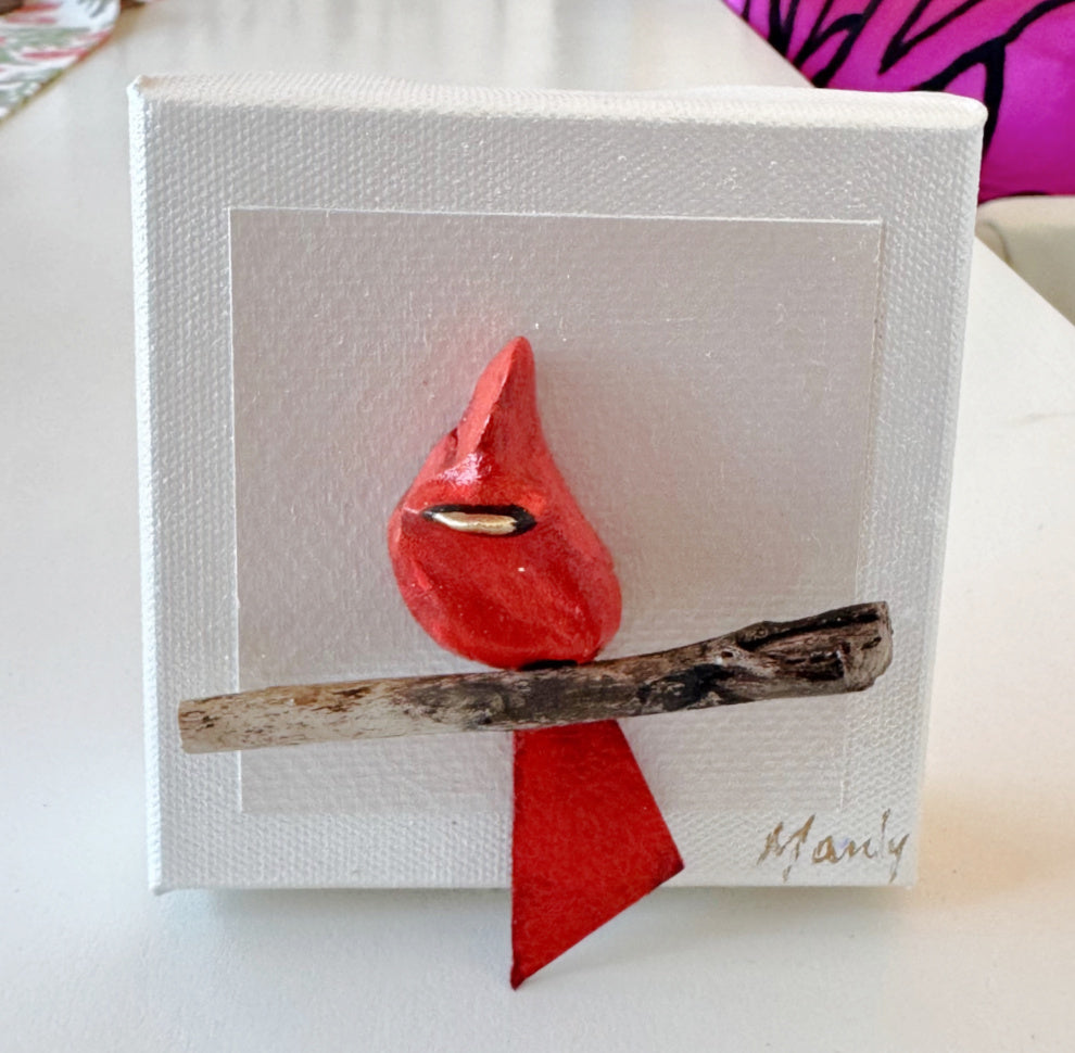 Redbird Cardinal 4x4 Canvas