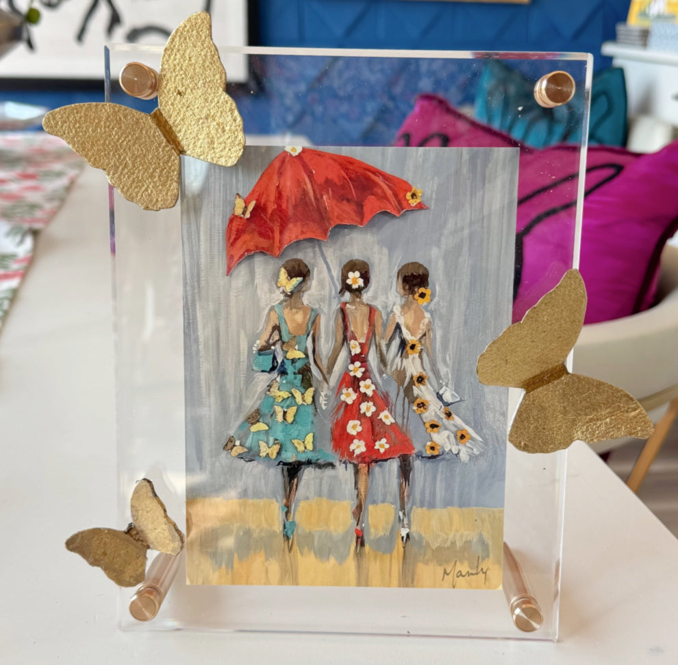 5x7 Butterfly Acrylic Frame