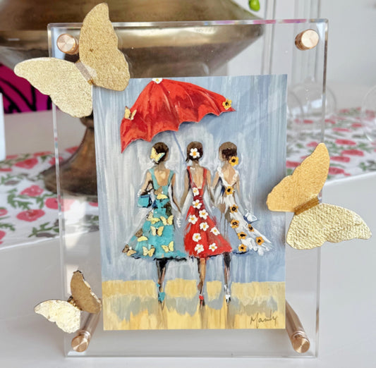 5x7 Butterfly Acrylic Frame