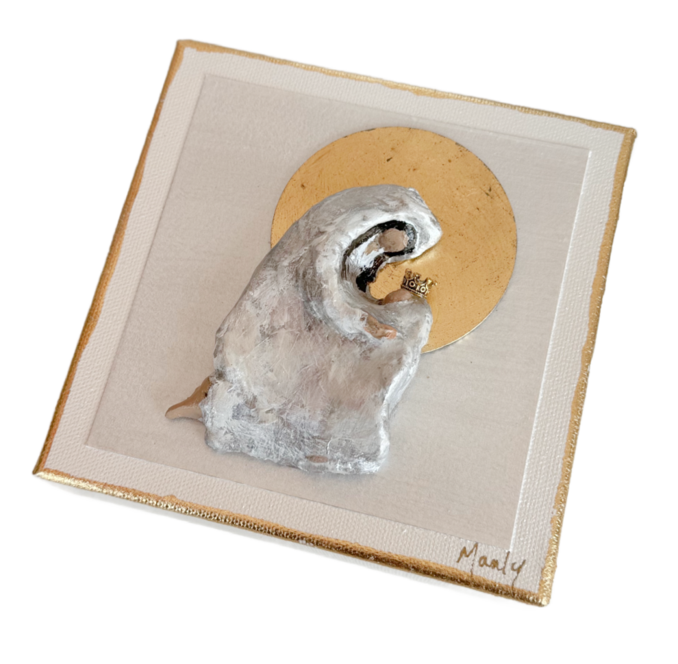 Mary and Jesus 6x6 Canvas