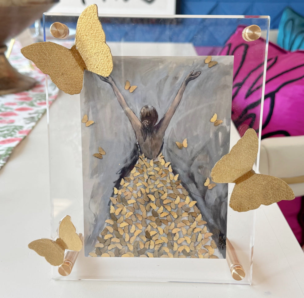 5x7 Butterfly Acrylic Frame