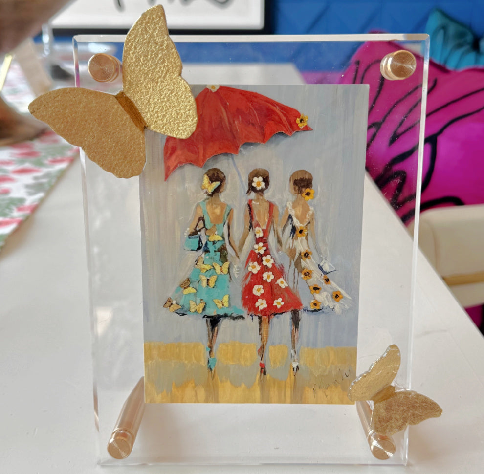 4x6 Butterfly Acrylic Frame