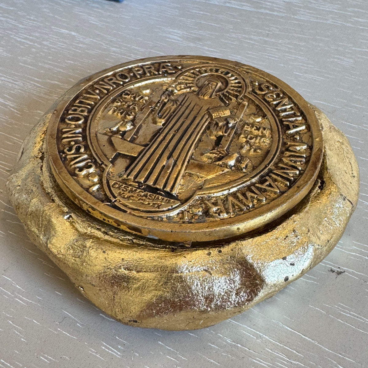 Handheld Saint Benedict Pulmonary Medallion