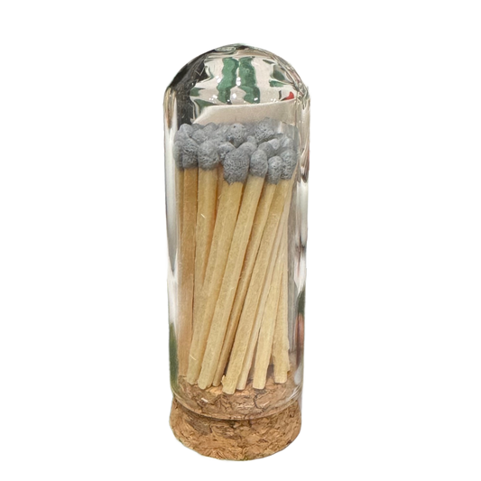 Mini Cloche Matches - Gray