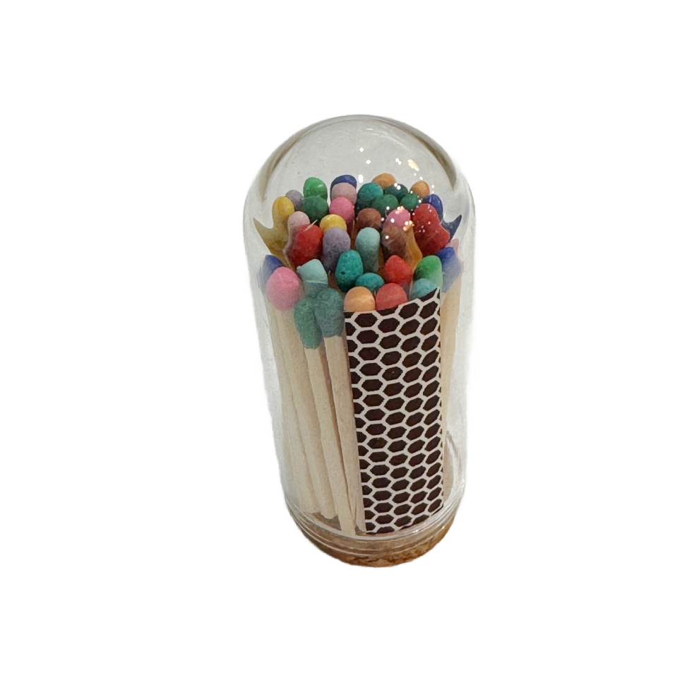 Mini Cloche Matches - Rainbow