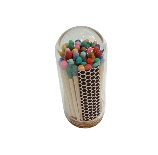 Mini Cloche Matches - Rainbow