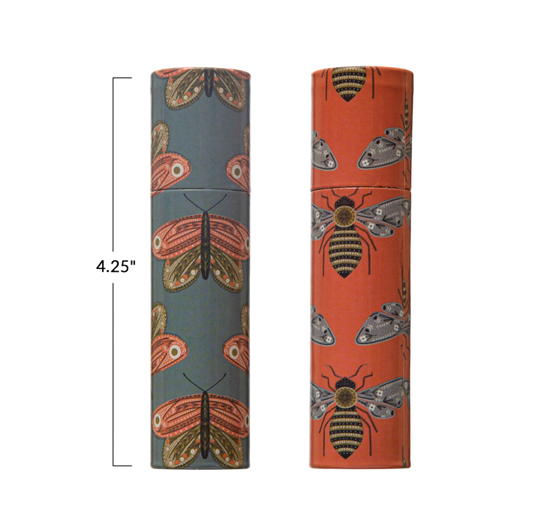 Matches w/ Gold - Tube Matchbox