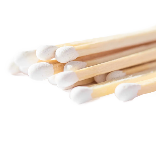 Match Holder and Striker - White