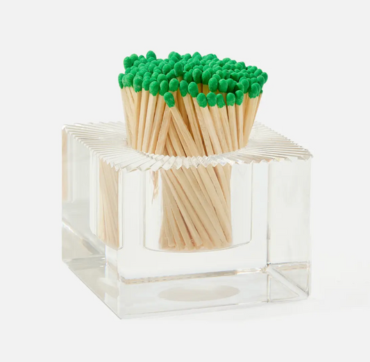 Sq Match Holder and Striker - Green