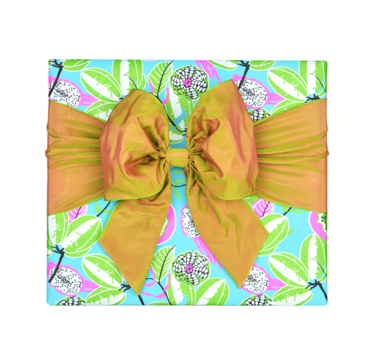 Exotic Fruits Turquoise/Pink/Green/Black/White Wrap Sheets