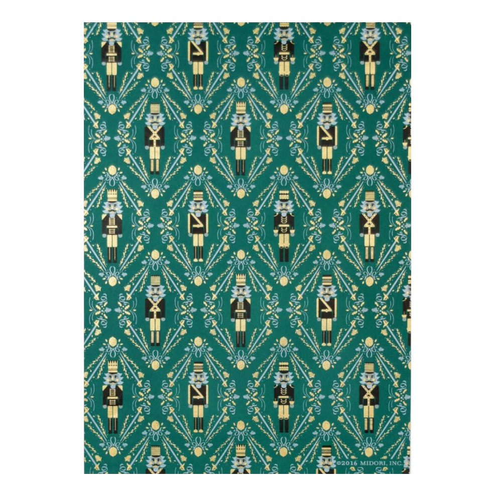 Nutcracker Green Wrap Sheets