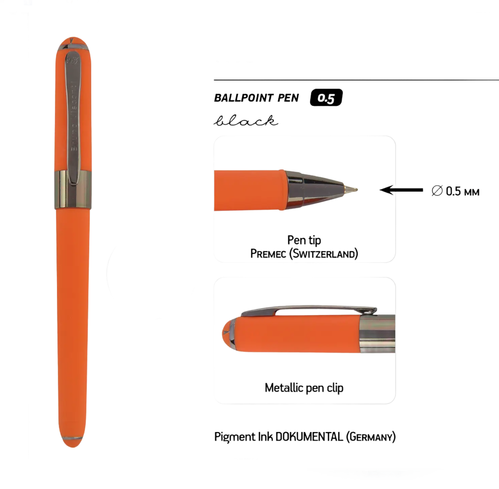 Orange Monaco Pen