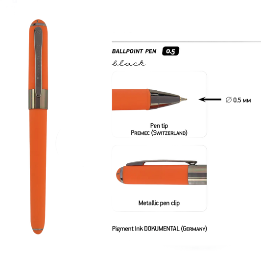 Orange Monaco Pen