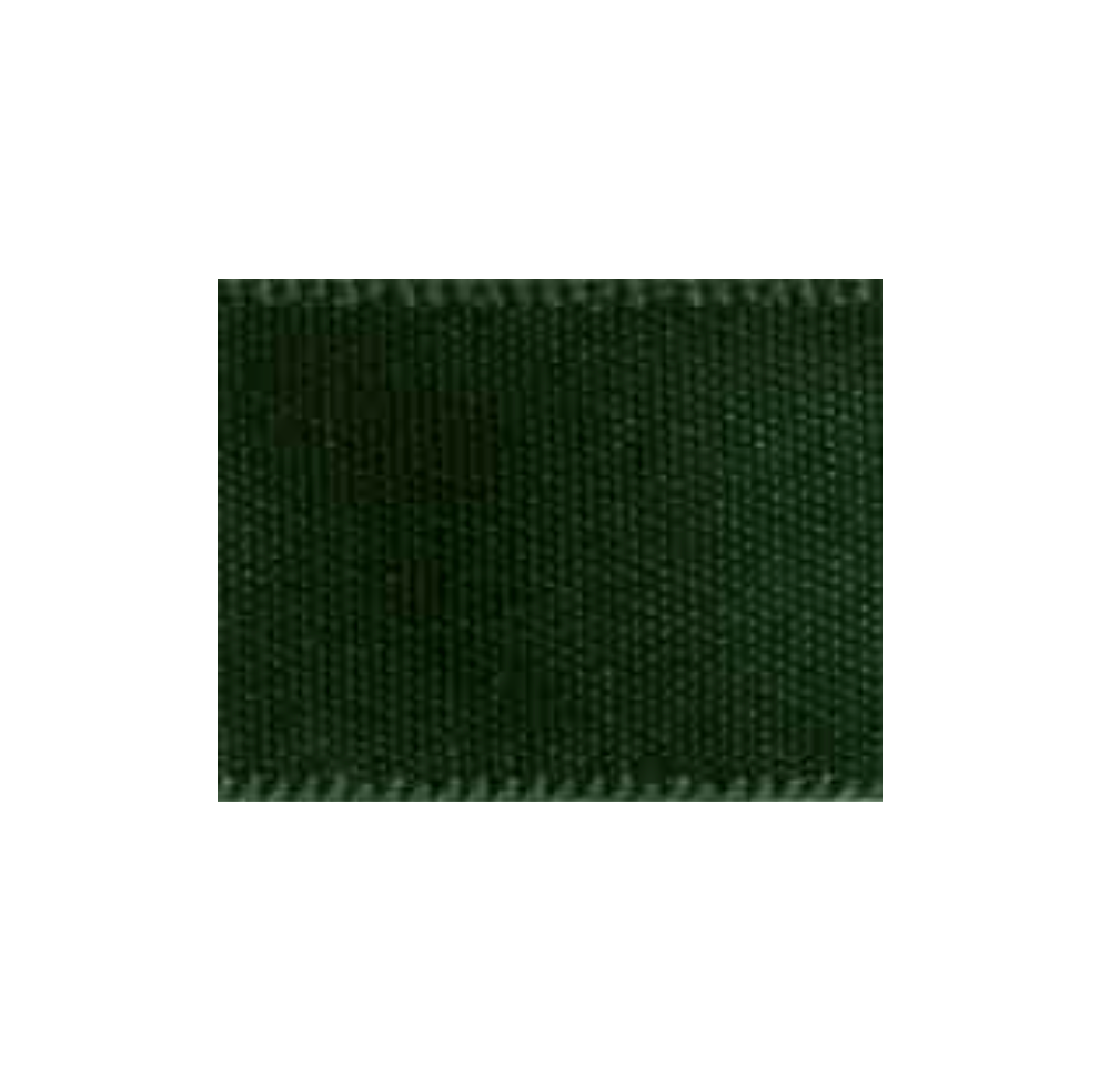 Forest Green Double Face Satin Ribbon