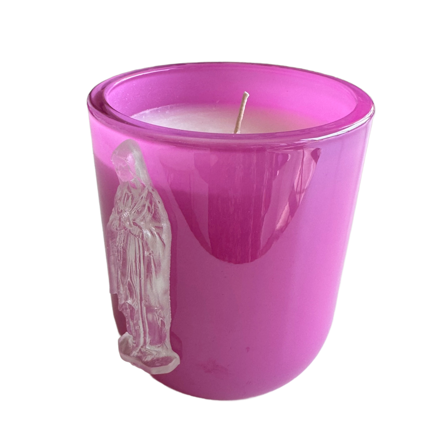 Mother Mary Pink Candle