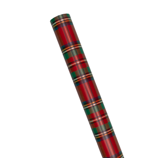 Scottish Tartan Red Wrapping Paper