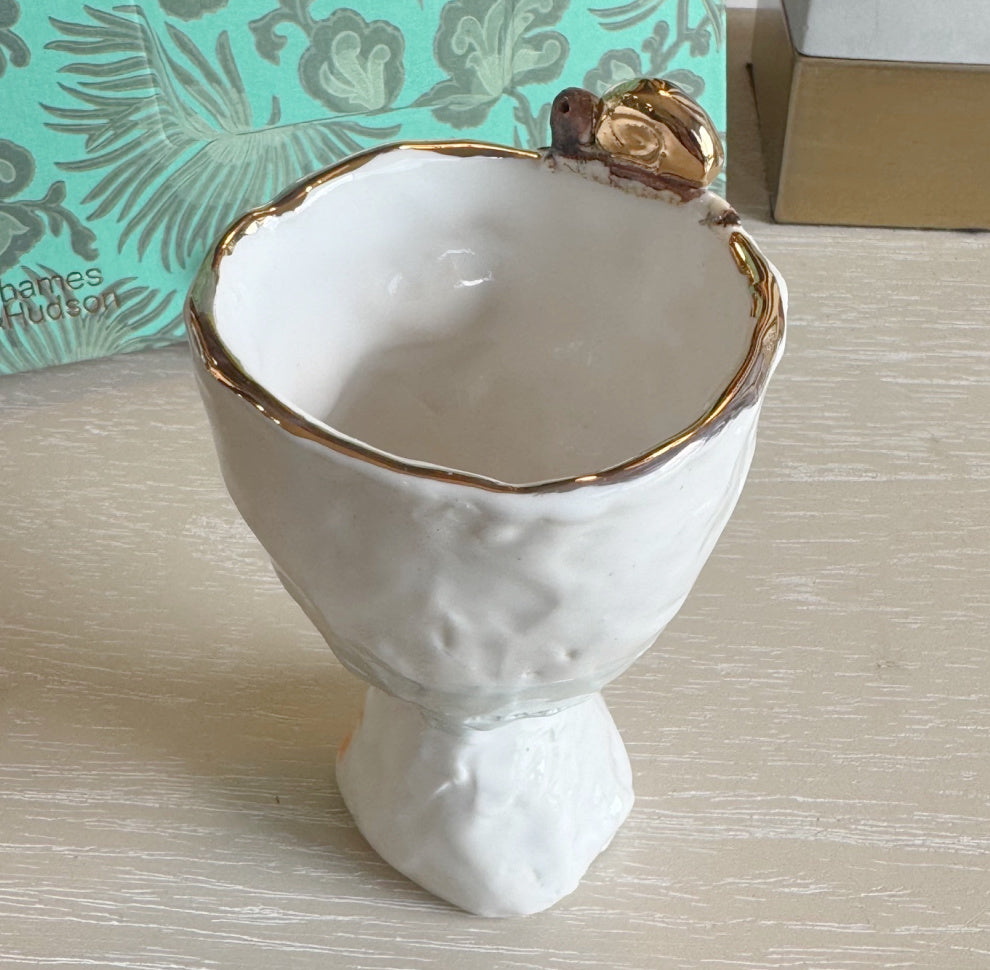 The Resting Snail - Figurative Fauna Pottery