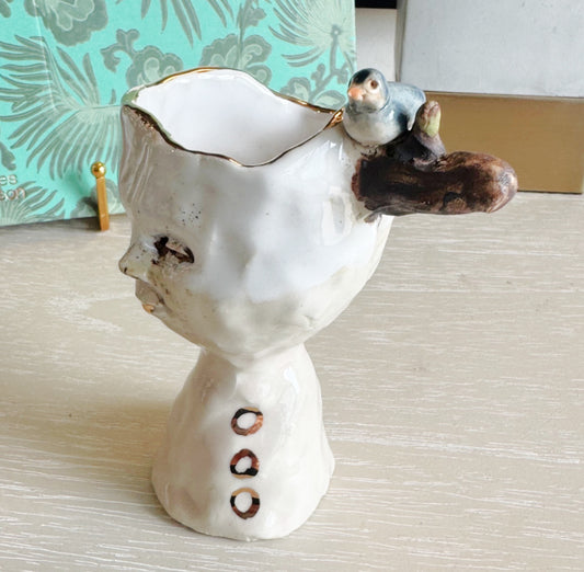 The Resting Muse - Figurative Fauna Pottery