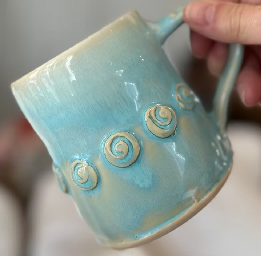 Light Blue Rosary Mug