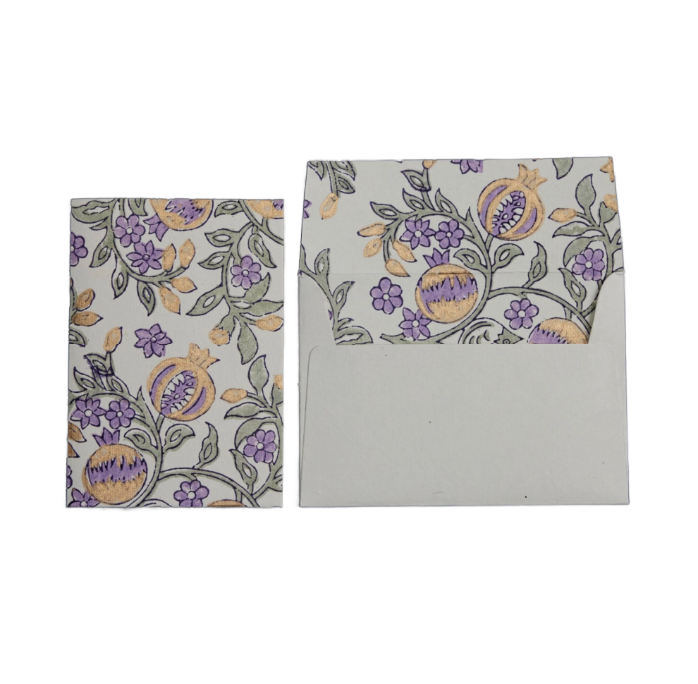 Pomegranate Lavender Notecard