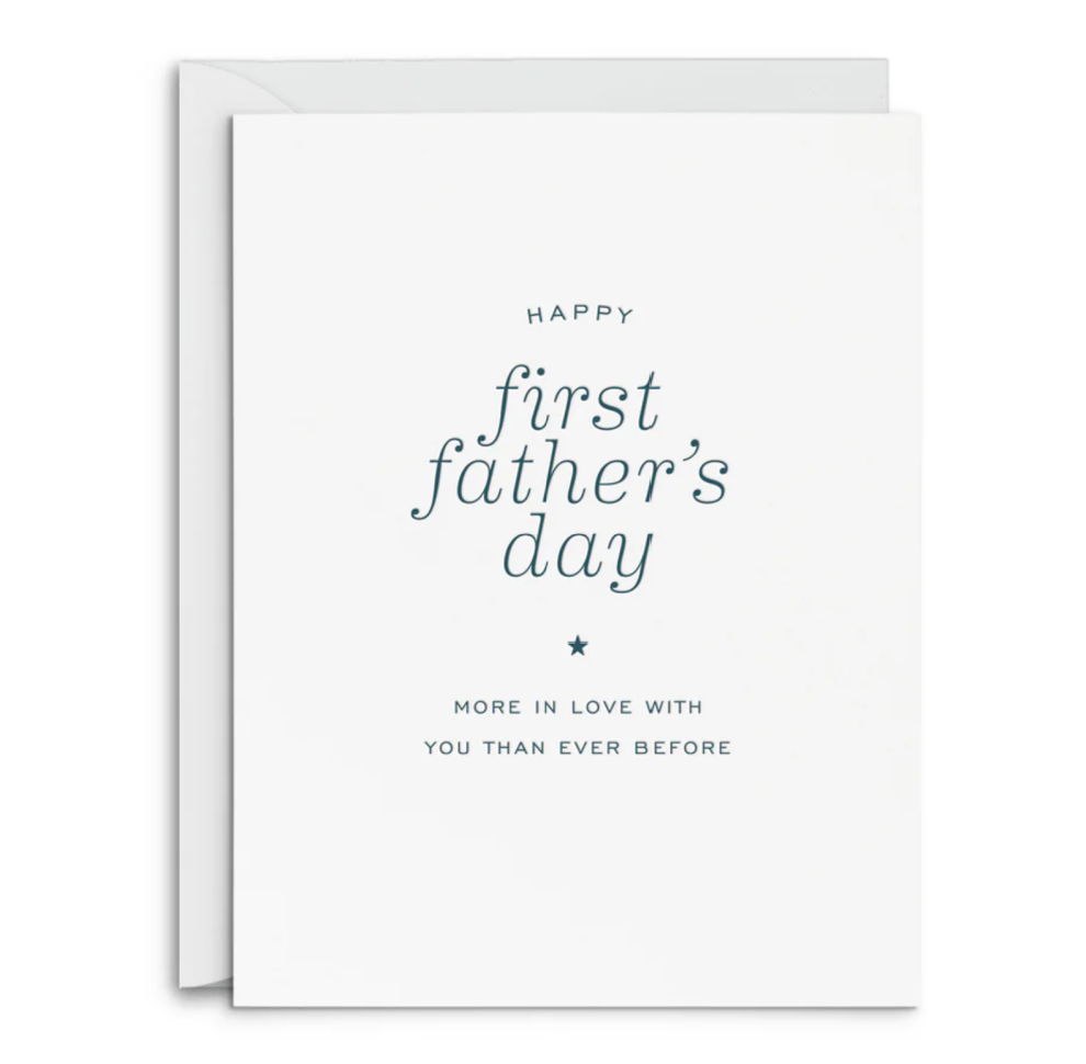 First Father's Day Greeting Card