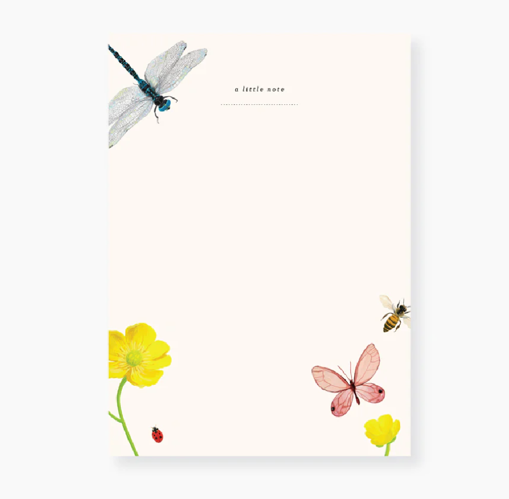 Garden Friends Chubby Note Pad