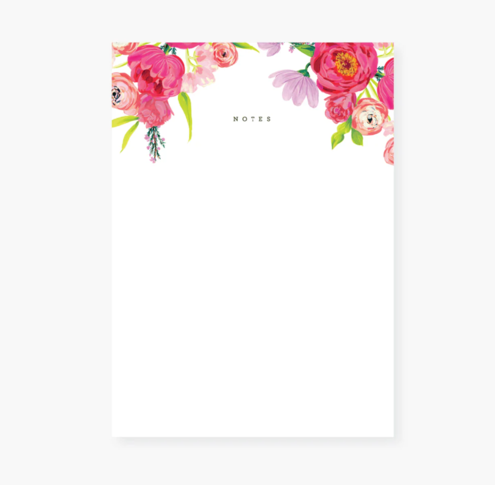 Bright Florals Chubby Note Pad