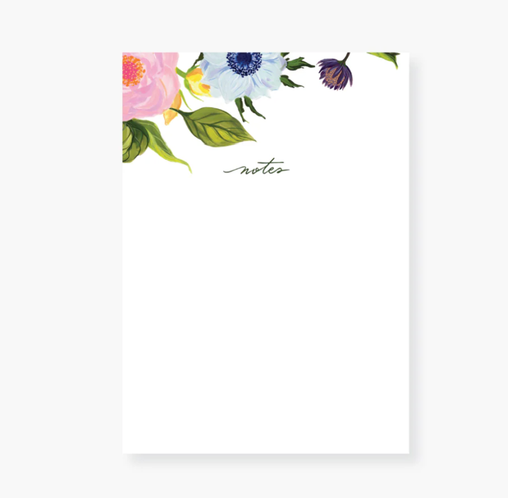 Garden Floral Chubby Note Pad
