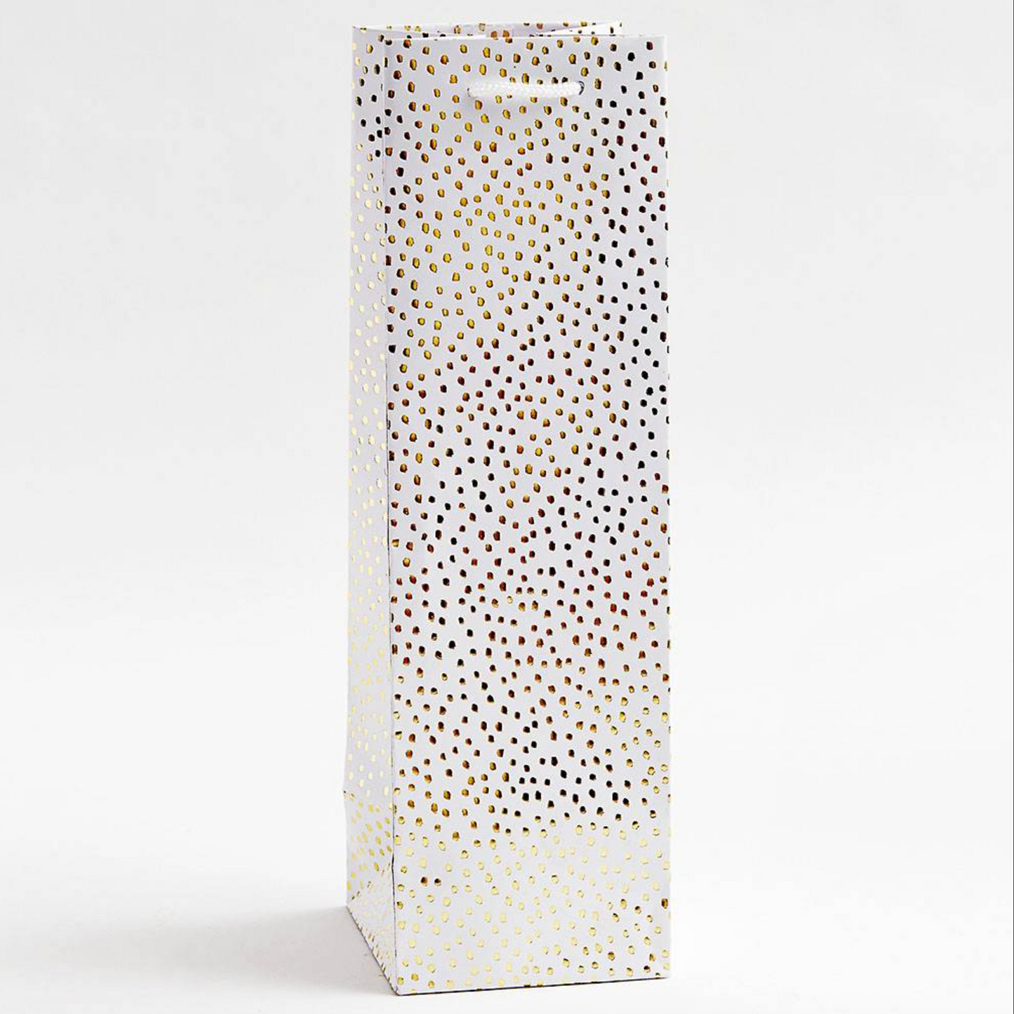 Gold Foil Flurry Wine Gift Bag