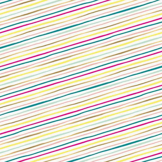 Multi-Color Diagonal Stripe Stone Wrapping Paper