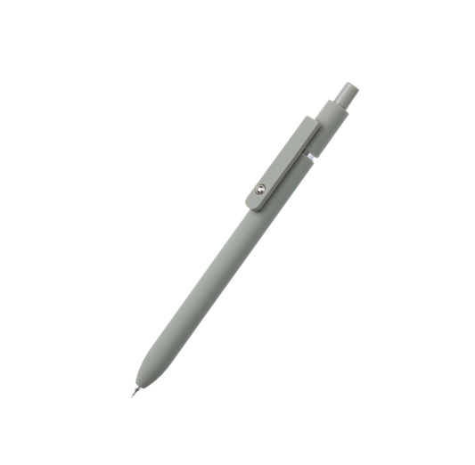 Light Grey Retractable Fine Point Gel Pen