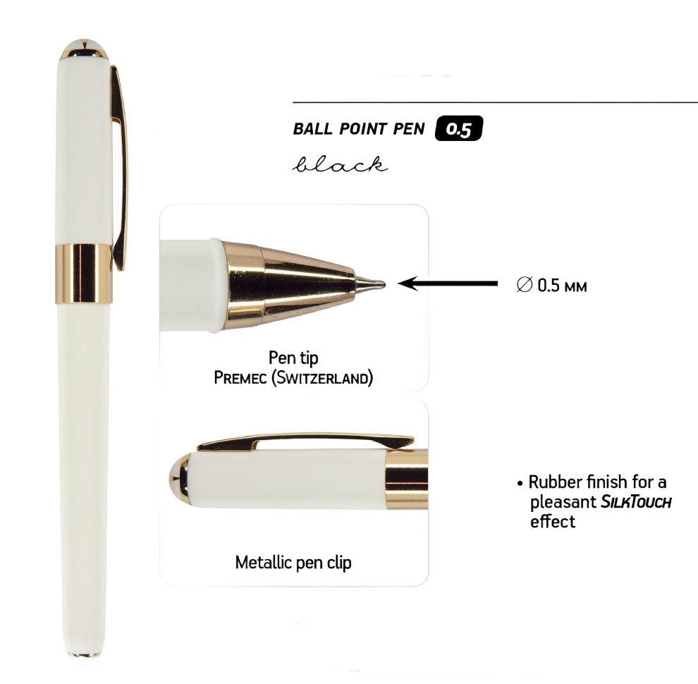 White Monaco Pen