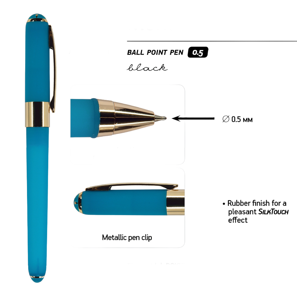 Turquoise Monaco Pen