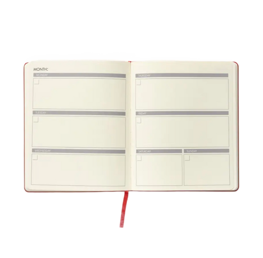 Large Orange Planner