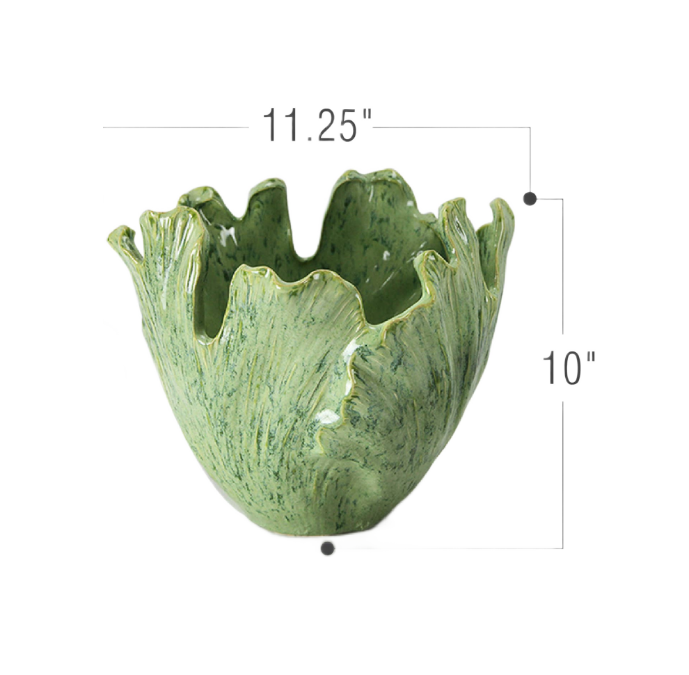 Large Green Iceberg Planter