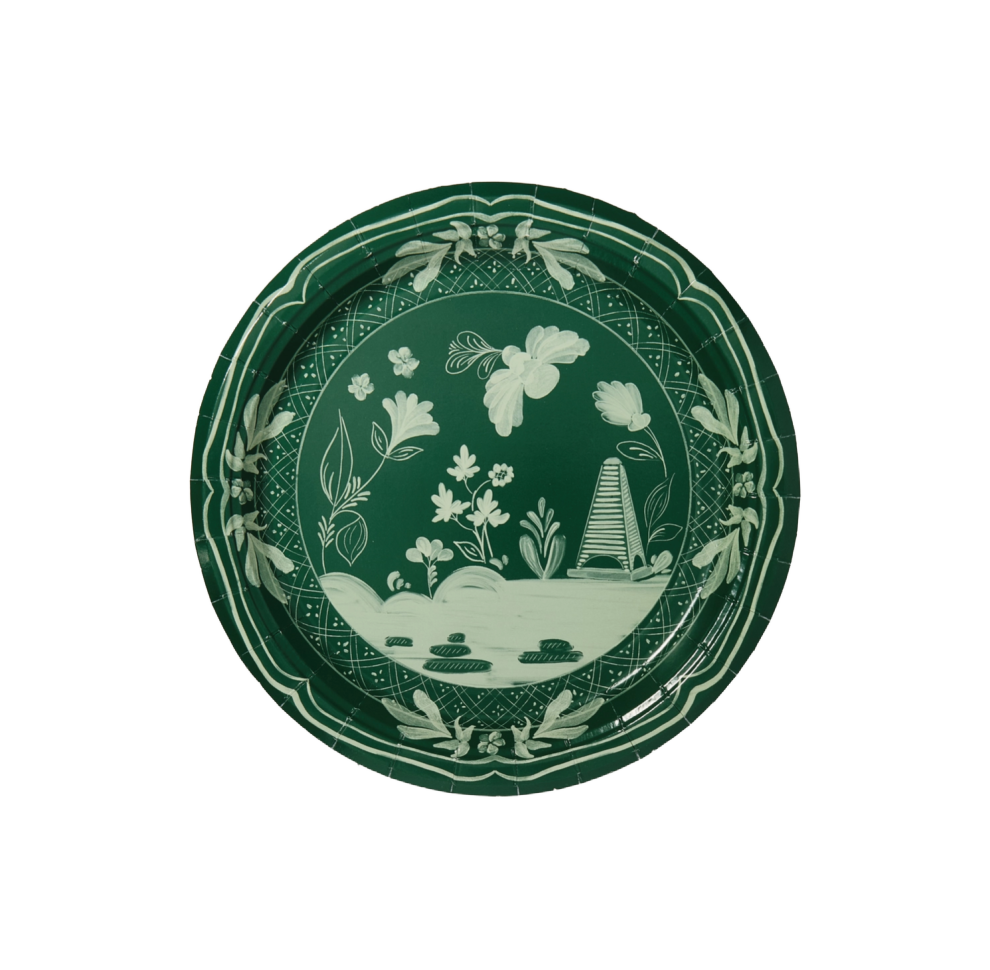 Forest & Sage Pavilion Dessert Paper Plates