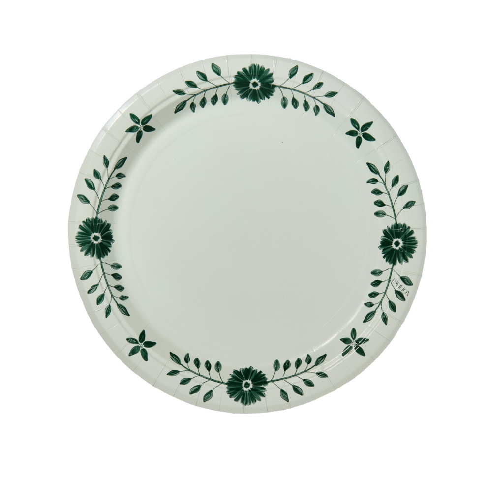 Daisy Sage and Forest Pavilion Dinner Plates