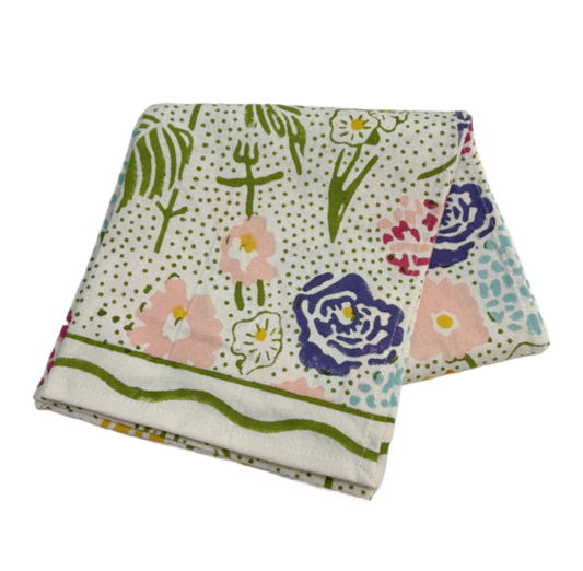 Festive Garden Tea Towel