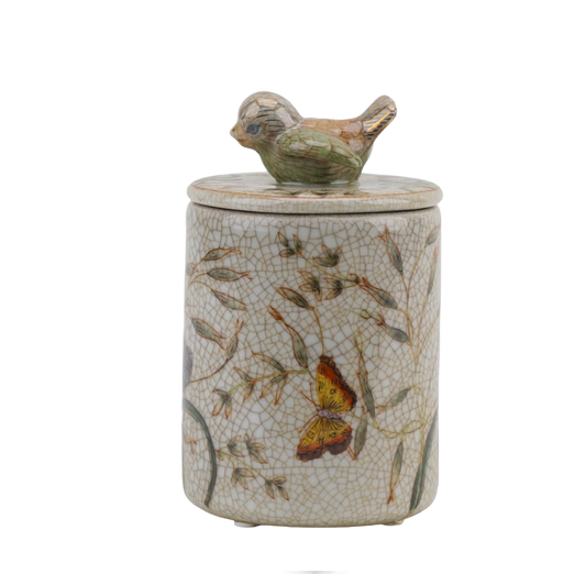 Box with Bird Top Lid