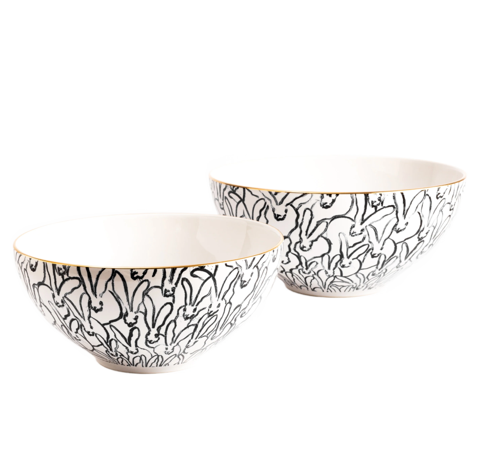 Hunt Slonem | Rabbit Run Serving Bowl