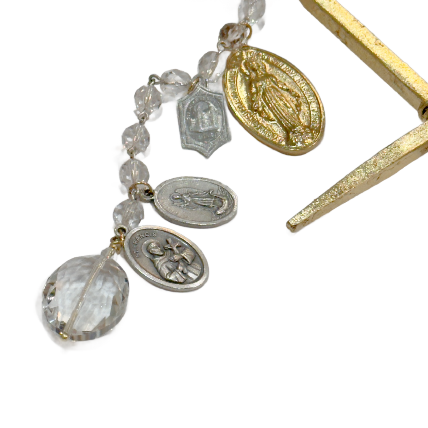 Handmade Beaded Blush Pink Glass Rosary