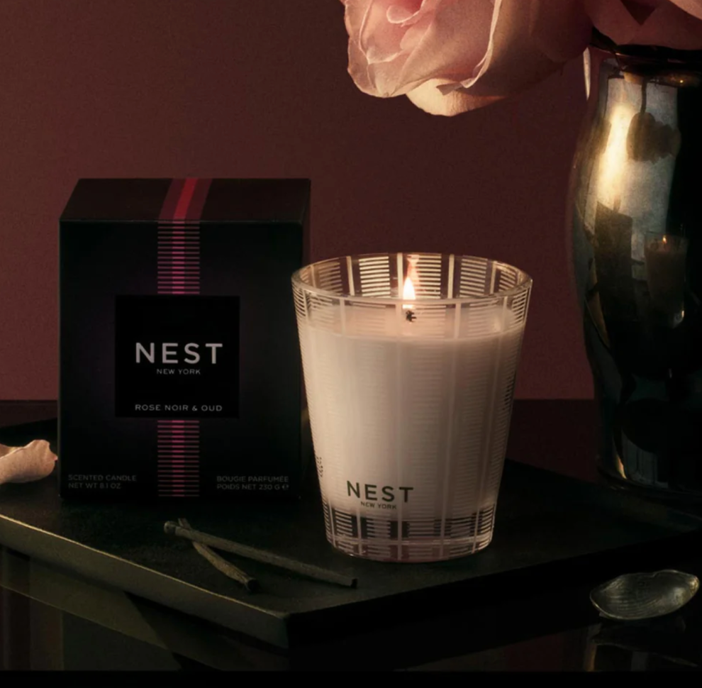Rose Noir Classic Candle by NEST