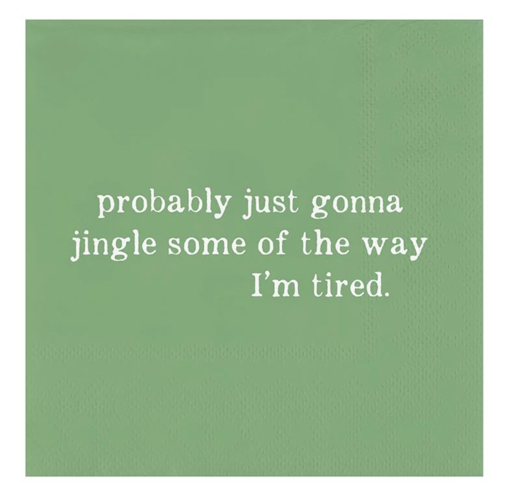 Just Jingle Cocktail Napkin