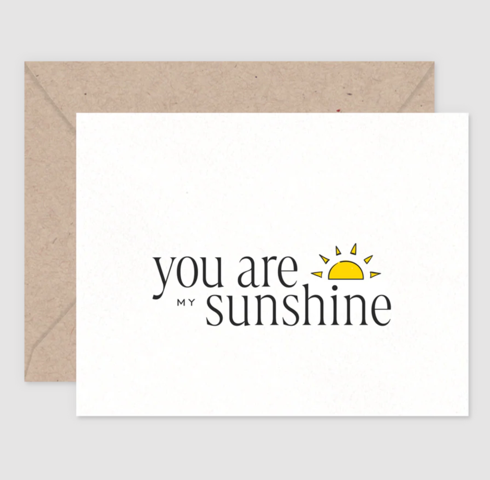 My Sunshine Greeting Card