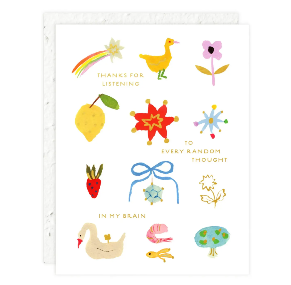 Random Thoughts Greeting Card