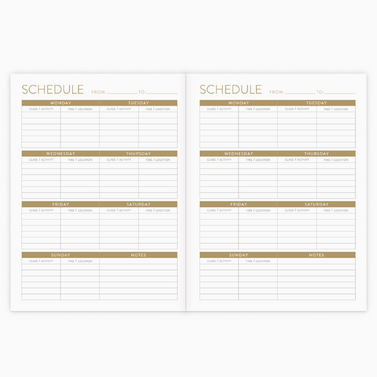 Love Note 2026 On The Go Planner